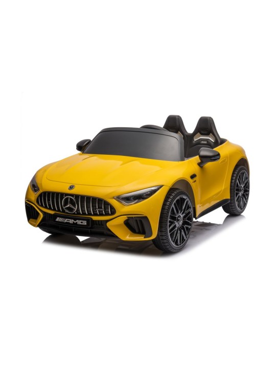 Mercedes AMG SL63 Elektriauto Lastele, Kollane Värvitud