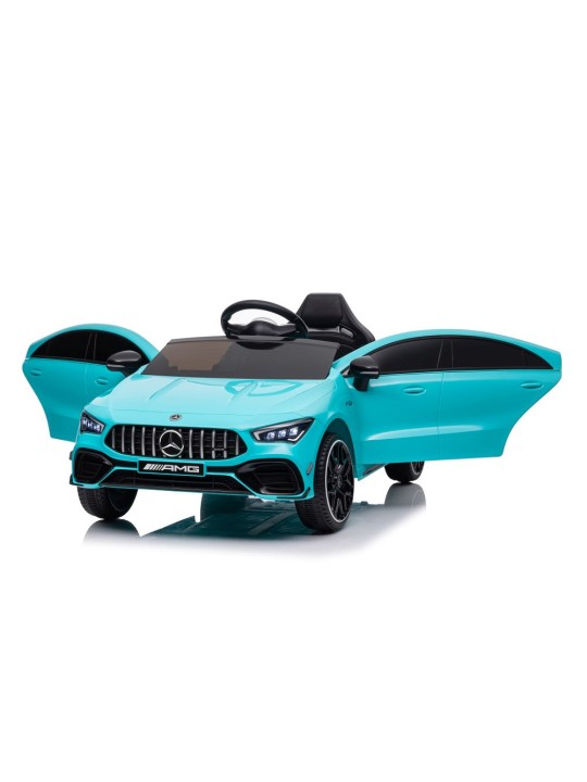 Laste Elektriauto Mercedes CLA 45s AMG Turquoise 4x4