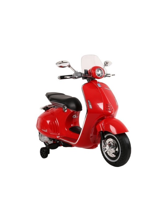 Punane Elektriline Scooter Vespa GTS 300