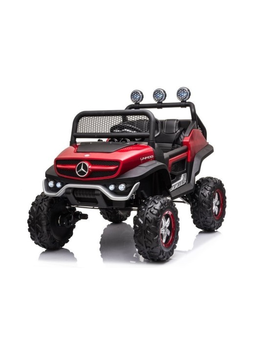 Elektriline pealeistutav Mercedes Unimog S Värvitud Punane