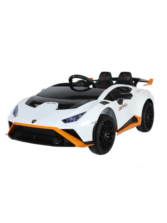 Valge Lamborghini STO DRIFT Elektriline Sõiduk