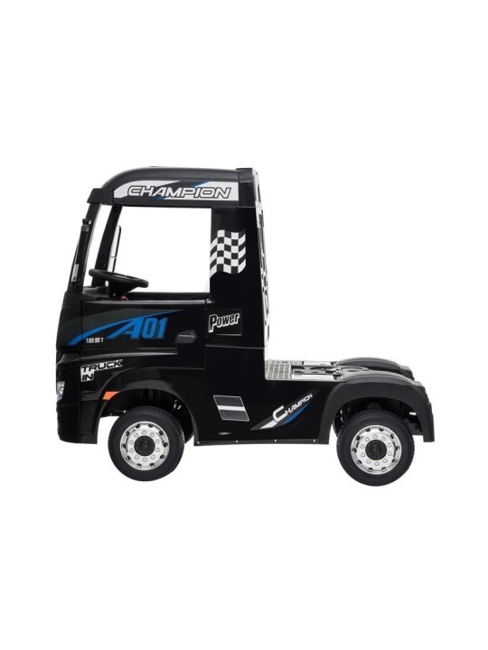 Laste Elektriauto Mercedes Actros Must