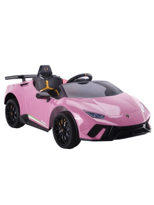 Laste Elektriauto Lamborghini Huracan Roosa