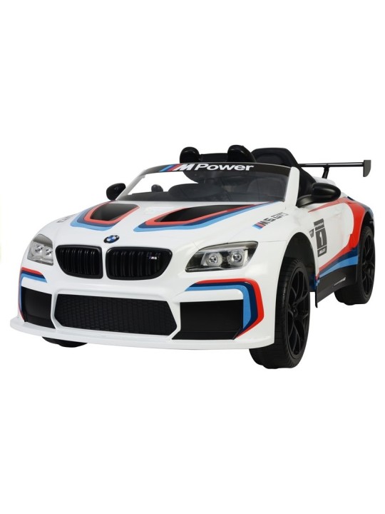 Valge BMW M6 GT3 Laste Elektriauto