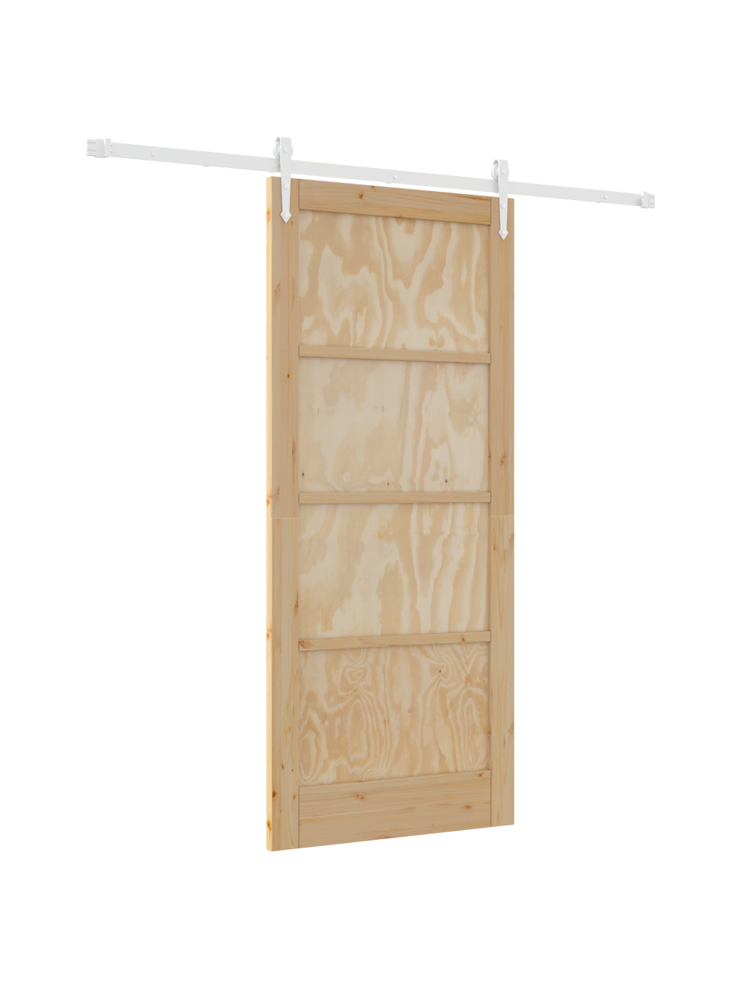 Libisev uks koos tarvikute komplektiga 86x198.5 cm solidne puidust männipuit