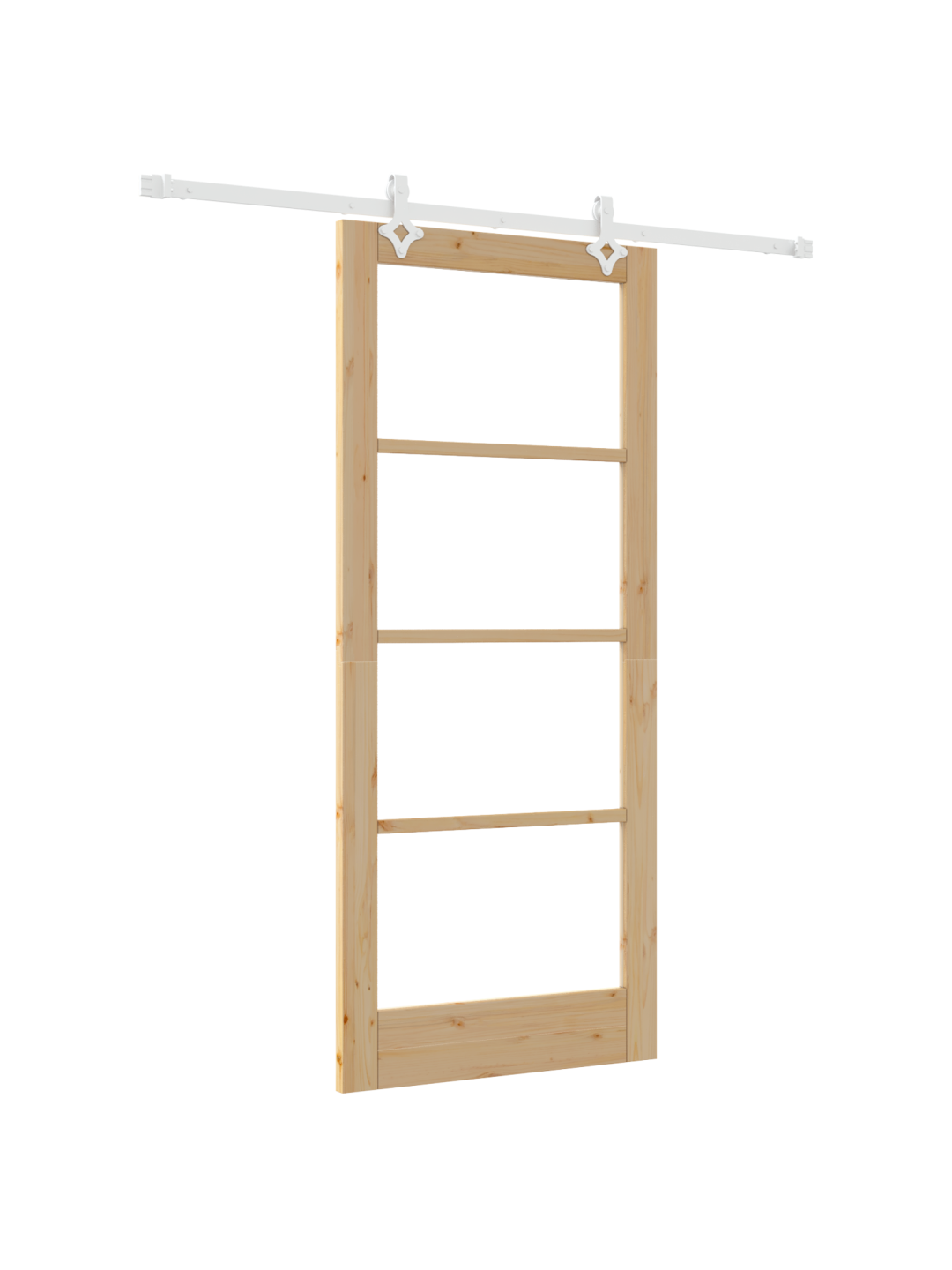 Libisev uks riistvara komplekt 86x198.5 cm kvaliteetne männipuit