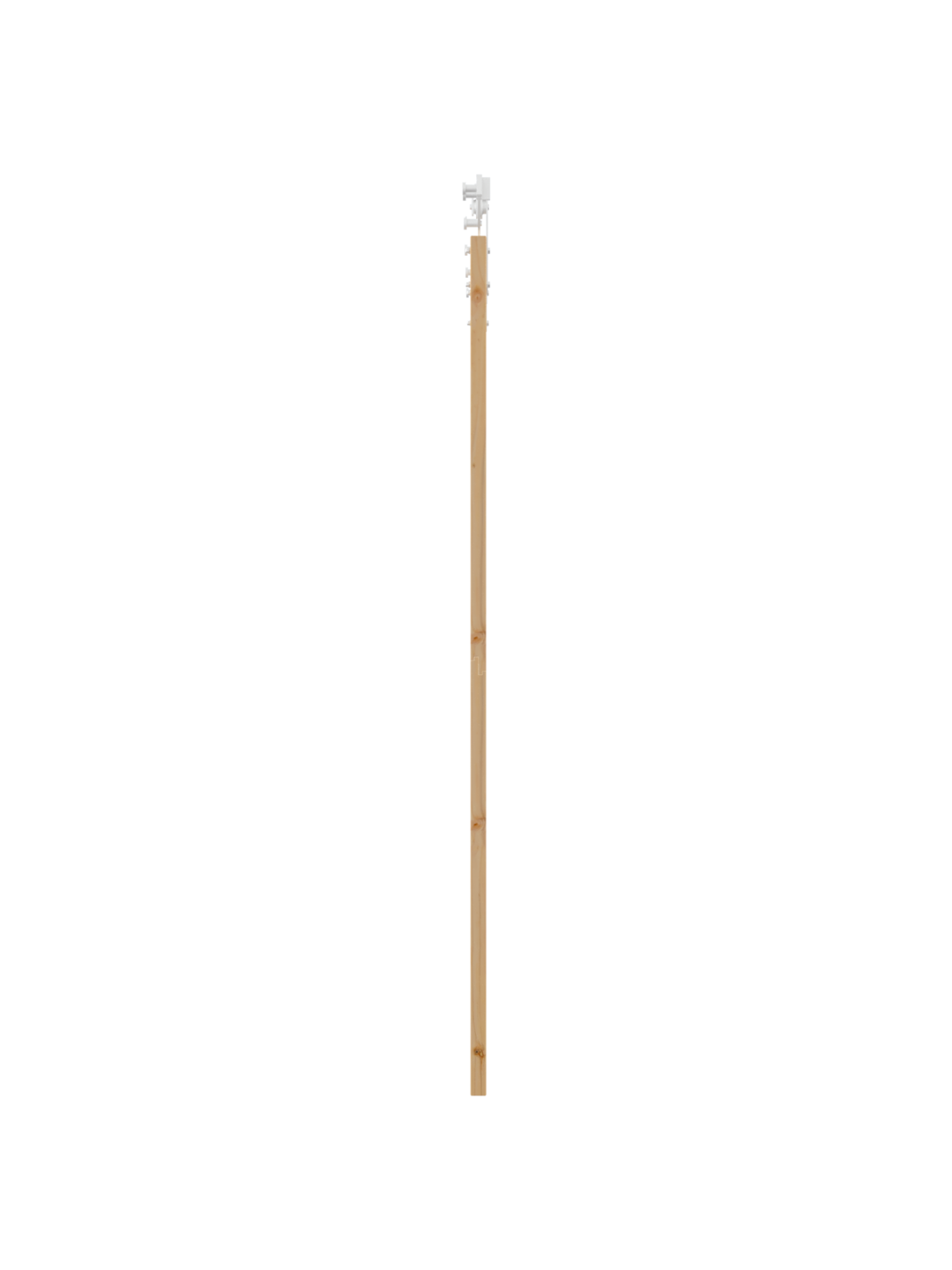 Liuguks riistvarakomplektiga 83x211 cm massiivpuit männist