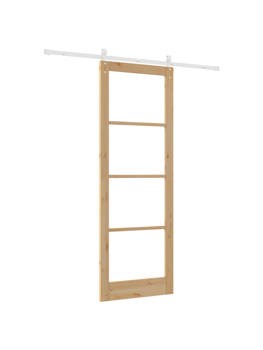Liuguks koos riistvarakomplektiga 83x232 cm massiivpuust männist