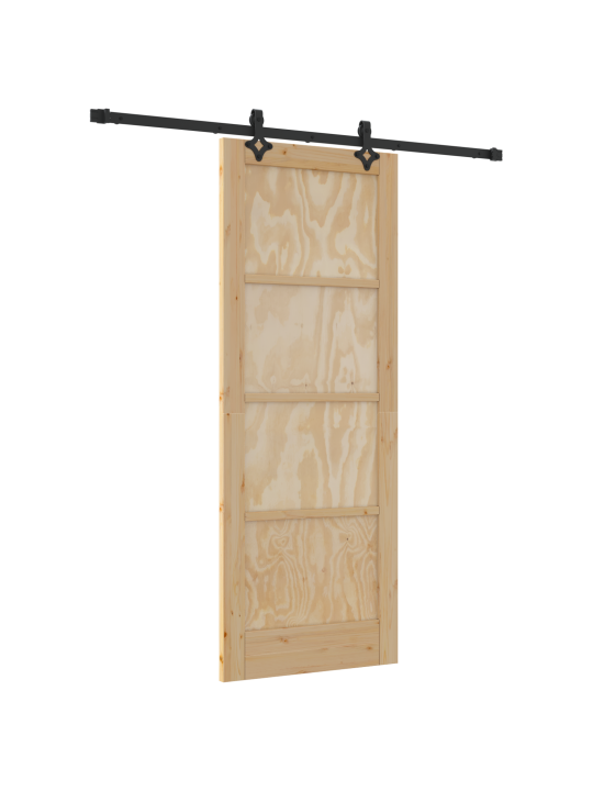 Liuguks koos tarvikute komplektiga 78x202 cm kindel männipuit