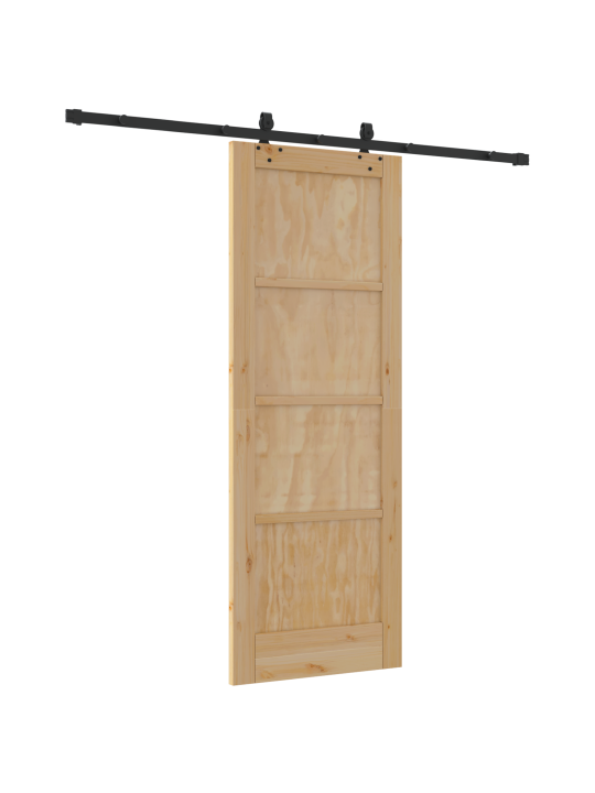 Liuguks koos tarvikute komplektiga 73.5x198.5 cm tugev puidust männipuit