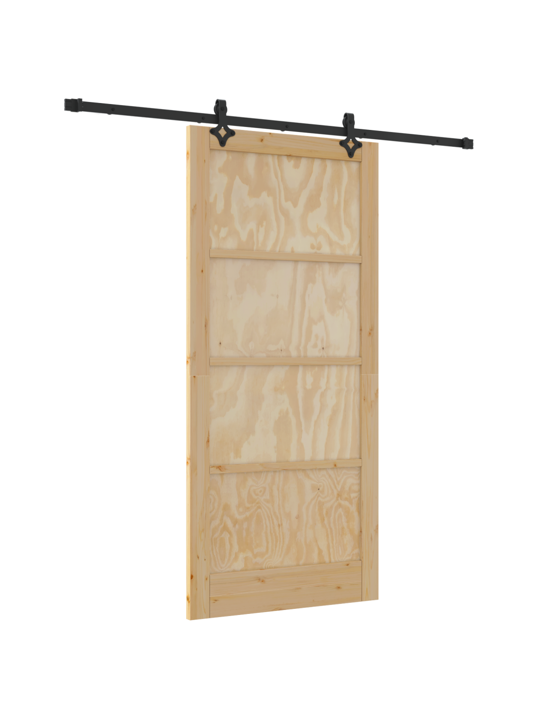Liuguks koos riistade komplekst 93x202 cm tugevast mändipuidust