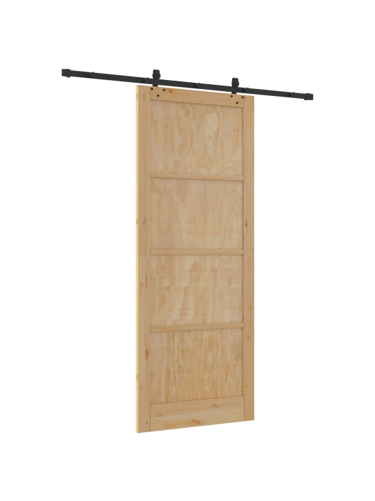 Liuguks koos riistvarakomplektiga 93x232 cm tahkes männipuust