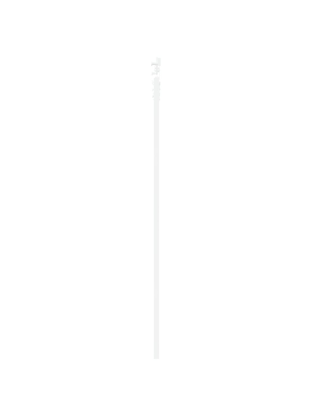 Liuguks koos kinnituste komplektiga valge 86x198.5 cm tugev puit mänd