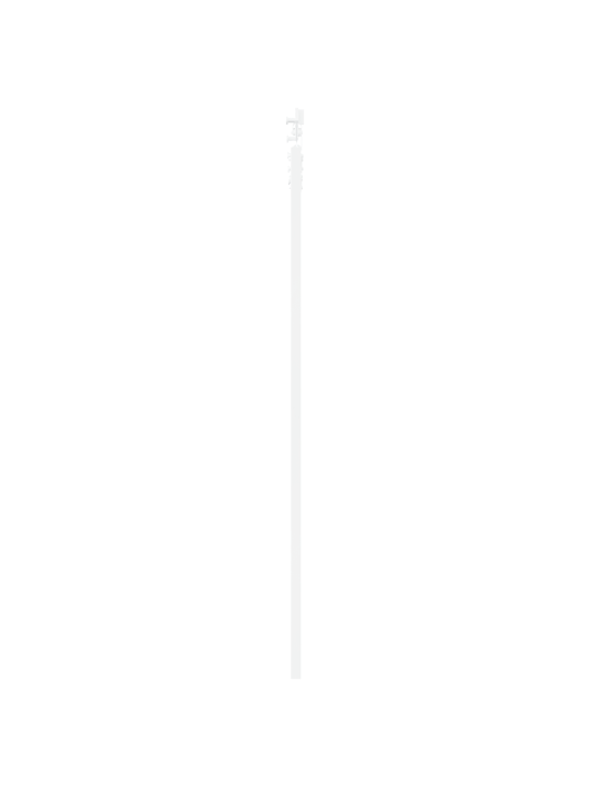 Liuguks koos kinnituste komplektiga valge 86x198.5 cm tugev puit mänd