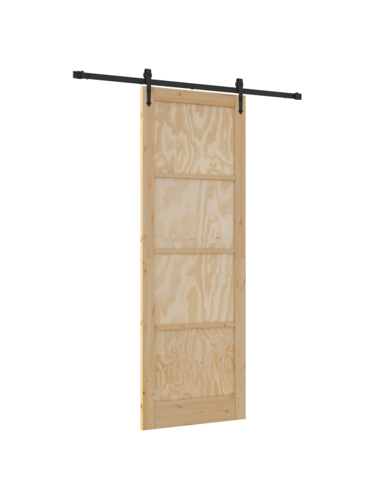 Libisev uks koos tarvikute komplektiga 83x232 cm tugev puit männipuit