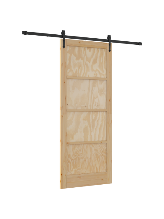 Liuguks koos tarvikute komplektiga 86x211 cm tugev puidust männipuit