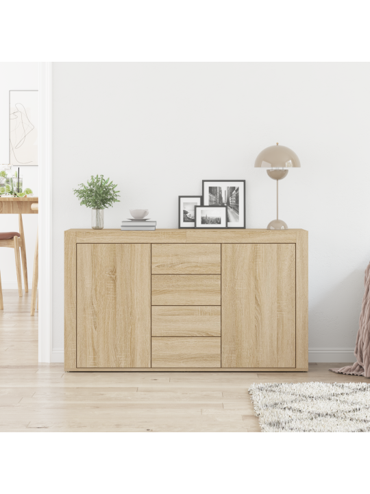 Külgkap sonoma tamm tehispuit 120 x 36 x 69 cm hoiustus