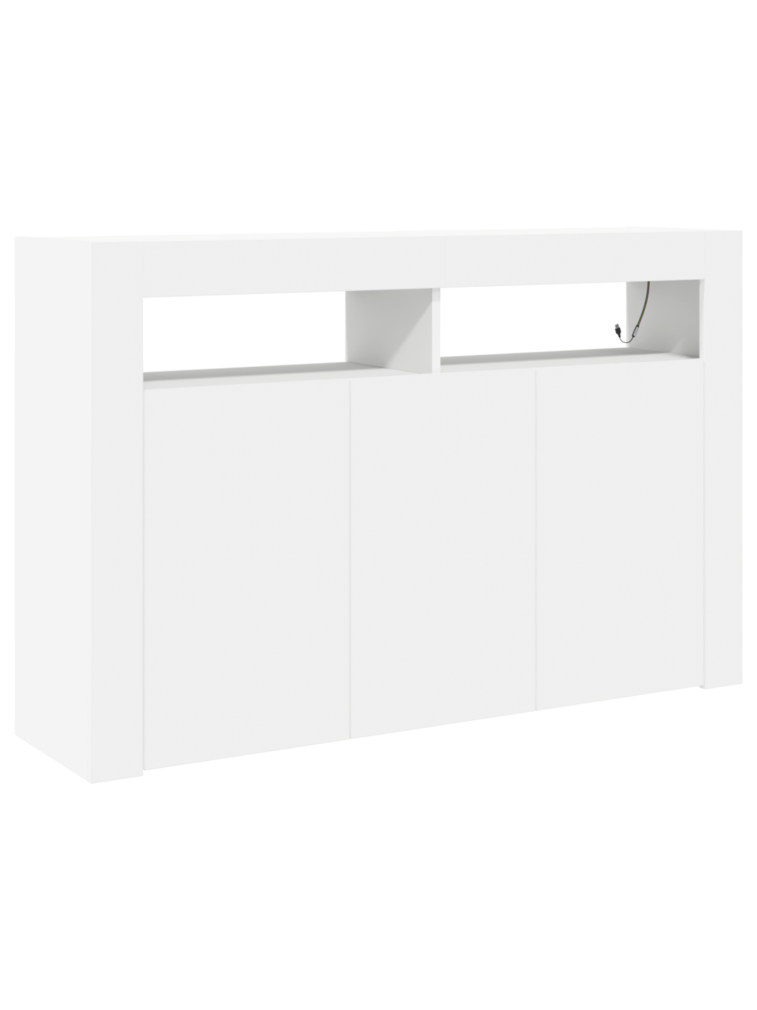 Valge külmkapp valge inseneripuit 116 x 30 x 75 cm kaasaegne