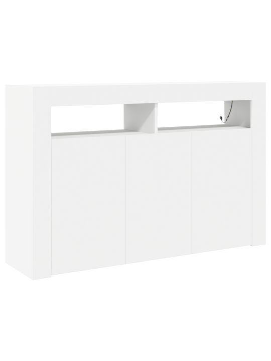 Valge külmkapp valge inseneripuit 116 x 30 x 75 cm kaasaegne