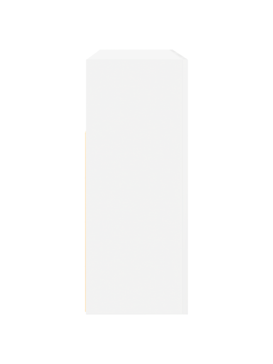 Valge külmkapp valge inseneripuit 116 x 30 x 75 cm kaasaegne