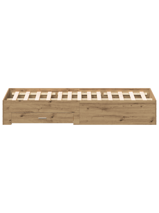 Voodiraam sahtlitega artisan tamme 180x200 cm tehispuit