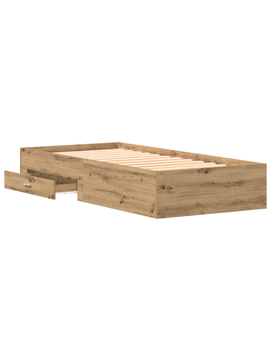 Voode raami artisan oak 100x200 cm tehispuit
