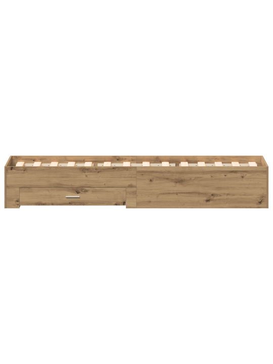 Voode raami artisan oak 100x200 cm tehispuit