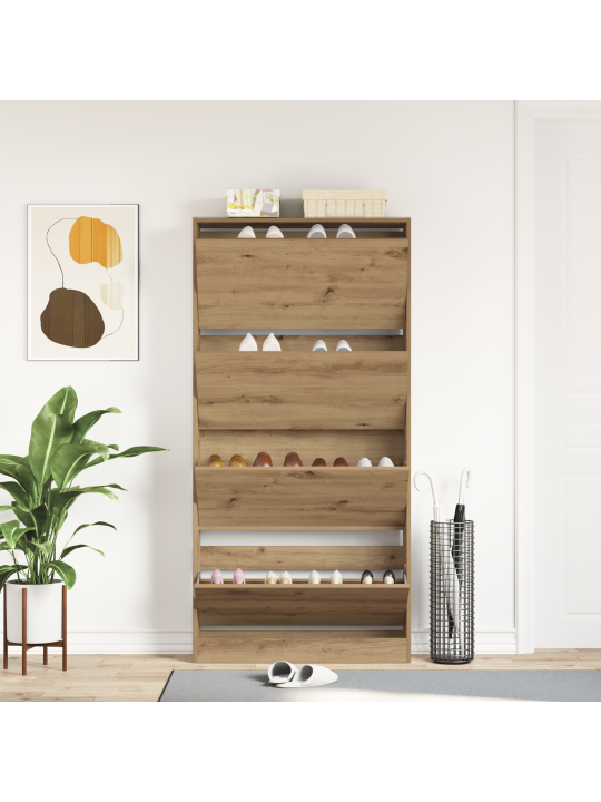 Kingakapp kunstlik tamm tehispuit 80 x 21 x 163.5 cm vastupidav
