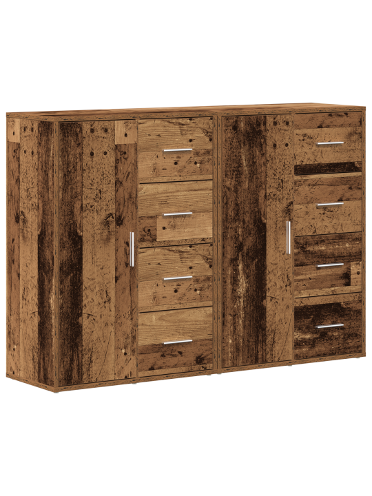 Kummutid 2 tk vana puit 60x31x84 cm töödeldud puit