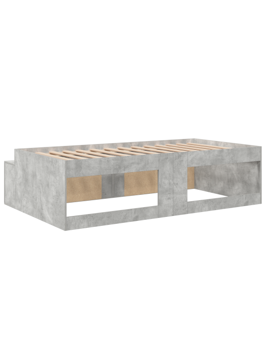 Ladustav voodi raam betoonhall 100x200 cm