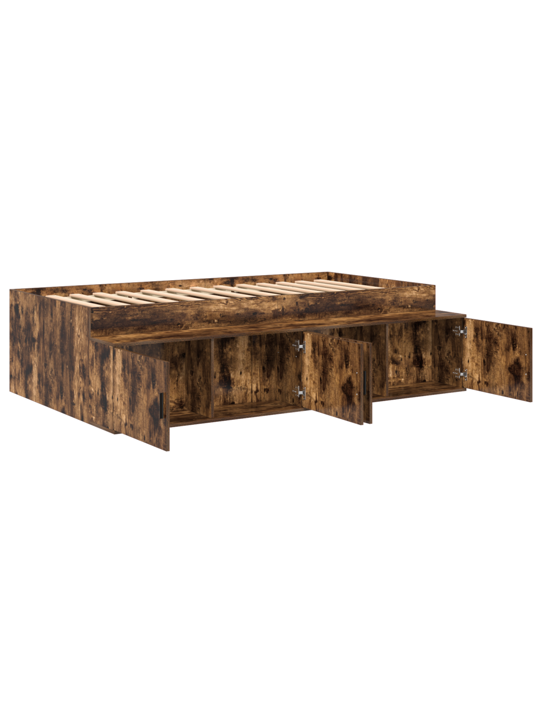 Ladustamisvoodi raam suitsutatud tamme 100x200 cm