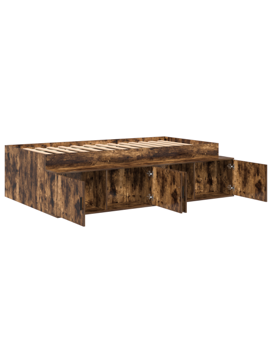 Ladustamisvoodi raam suitsutatud tamme 100x200 cm