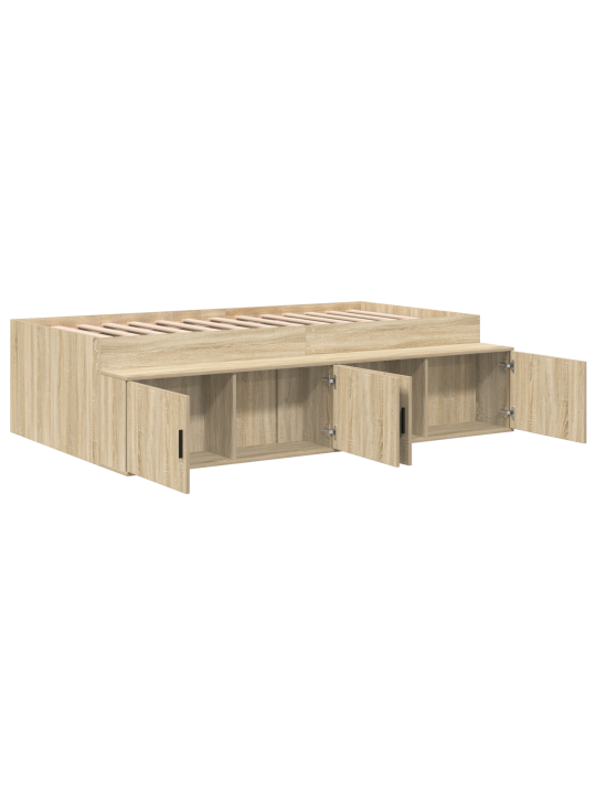 Ladustamisvoodi raam sonoma tamme 80x200 cm