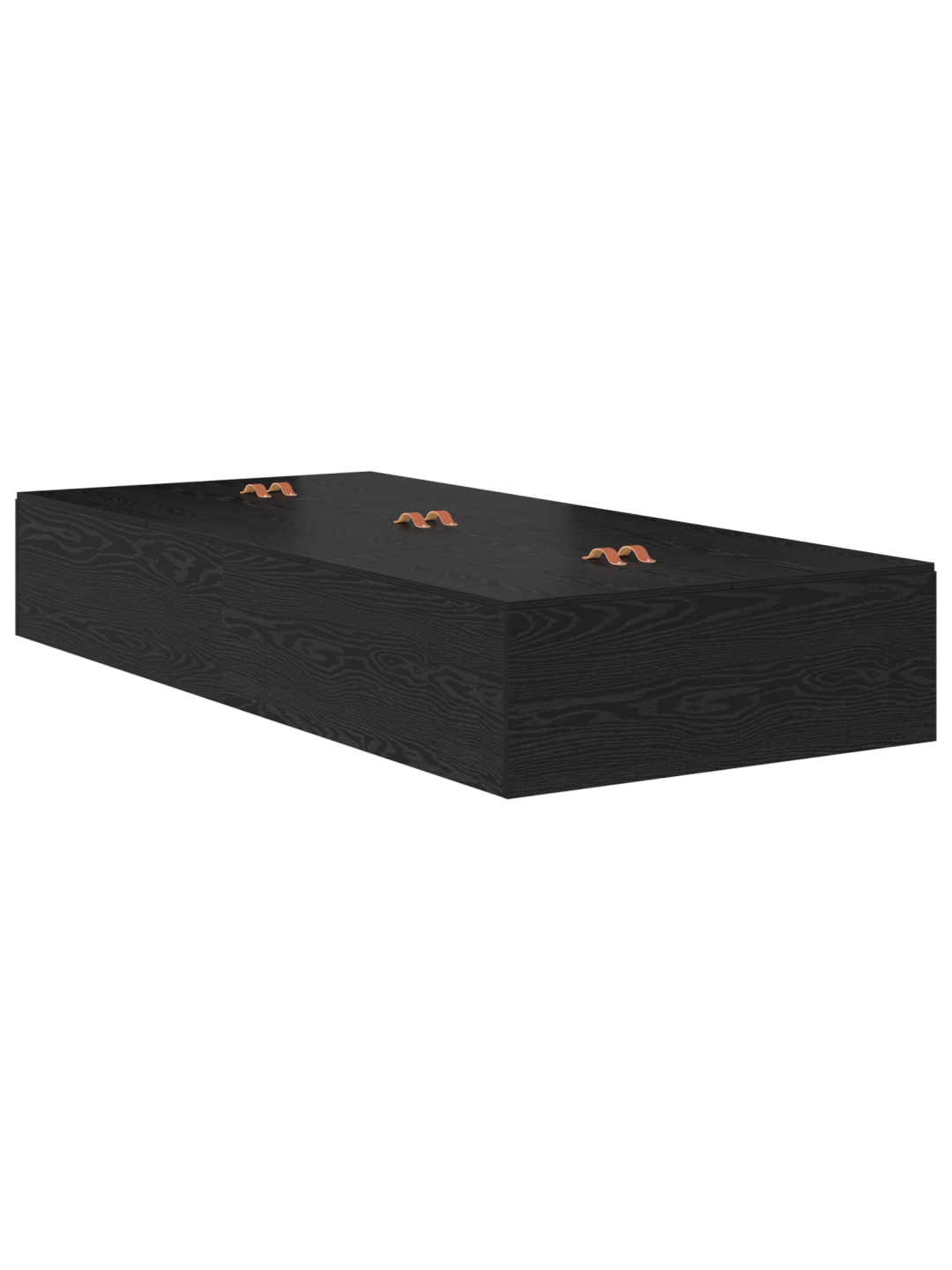 Ladustamisvoodi raam must oak 100x200 cm