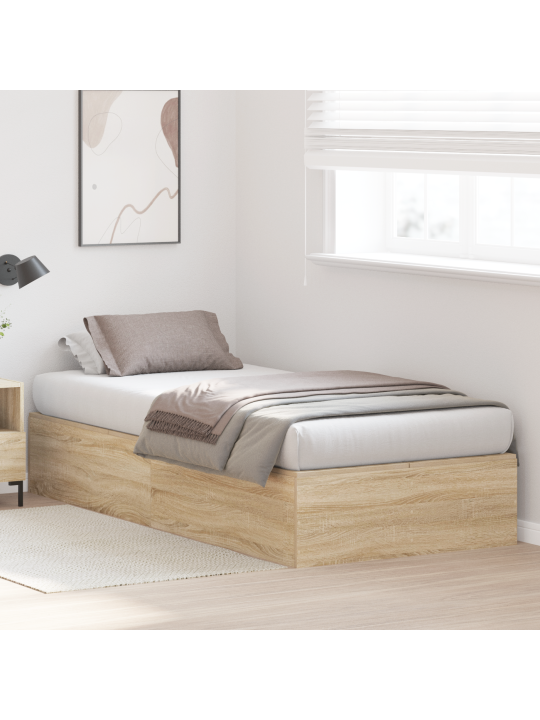 Ladustamisvoodi raam sonoma tamme 100x200 cm