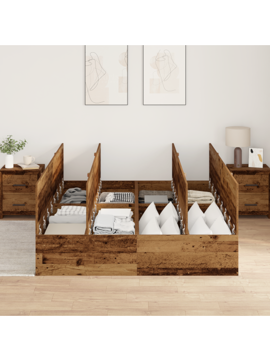 Ladustamisvoodi raam vana puit 140x190 cm