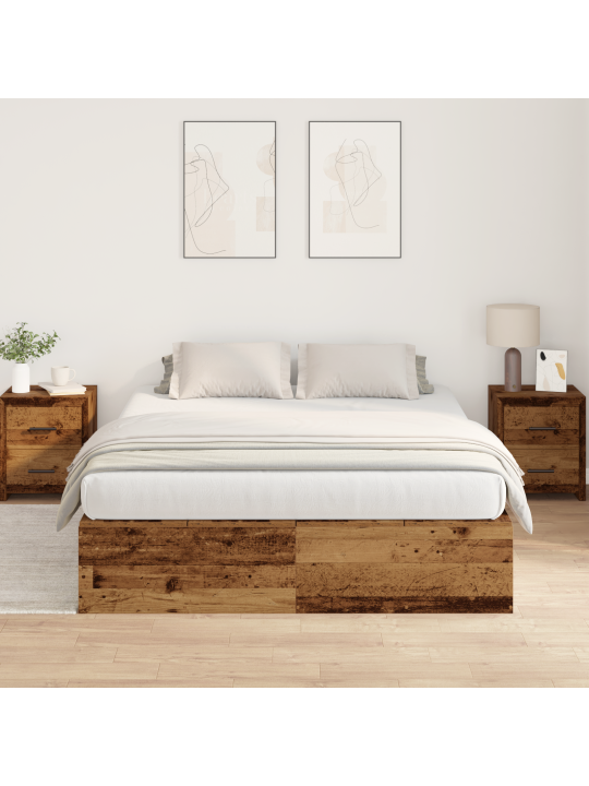 Ladustamisvoodi raam vana puit 140x190 cm