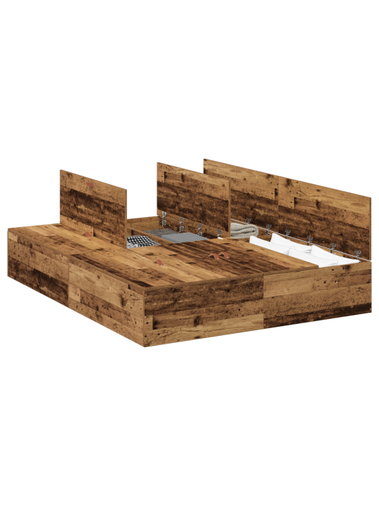 Ladustamisvoodi raam vana puit 140x190 cm
