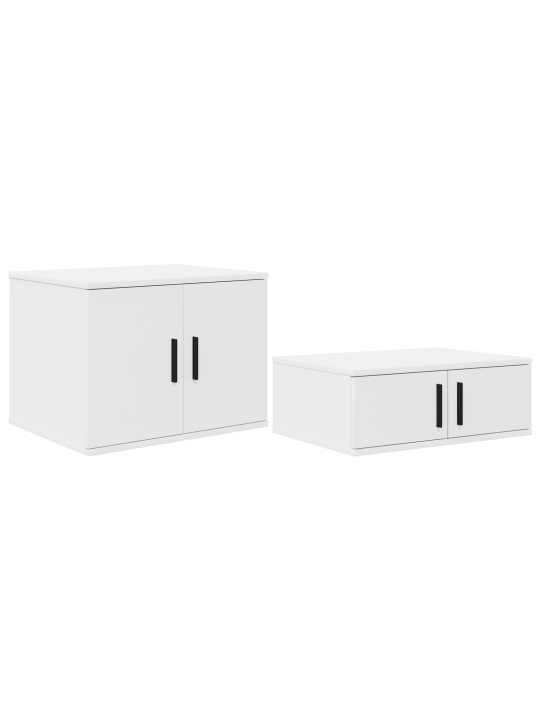 Ladustamisvoodi raam valge 100x200 cm