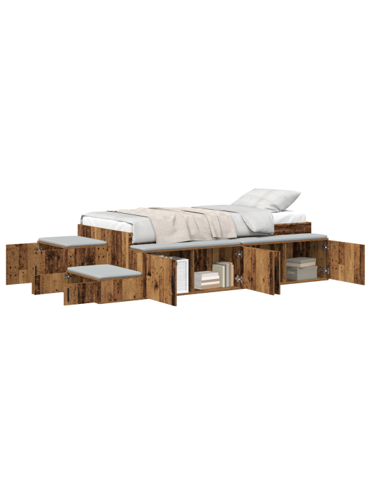 Ladustamisvoodi raam vana puit 90x200 cm