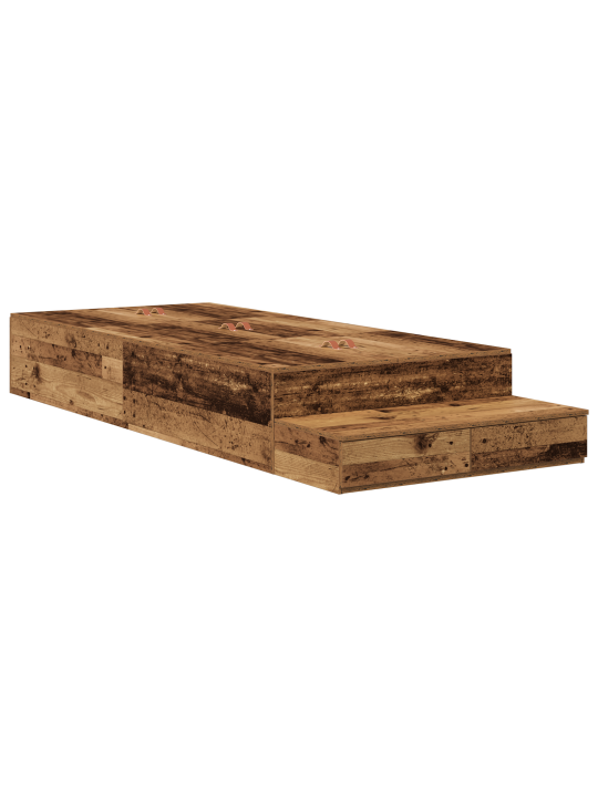 Ladustamise voodi raam vana puit 90x200 cm
