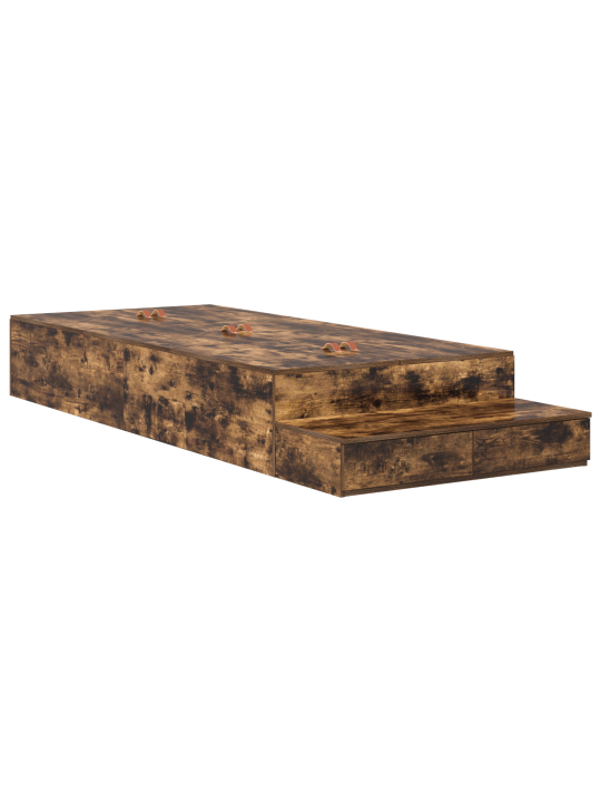Ladustamisvoodi raam suitsutatud tamme 90x190 cm