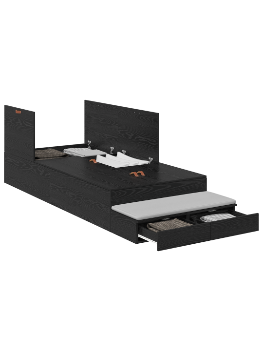 Unepood black oak 75x190 cm