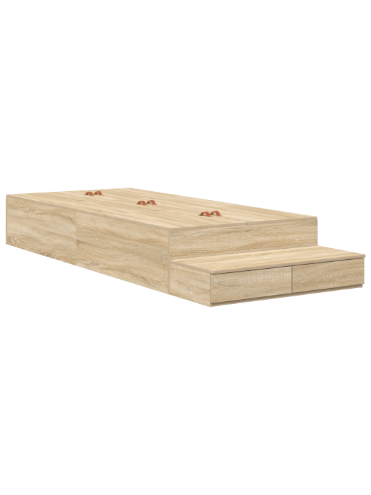Ladustamisvoodi raam sonoma tamme 75x190 cm