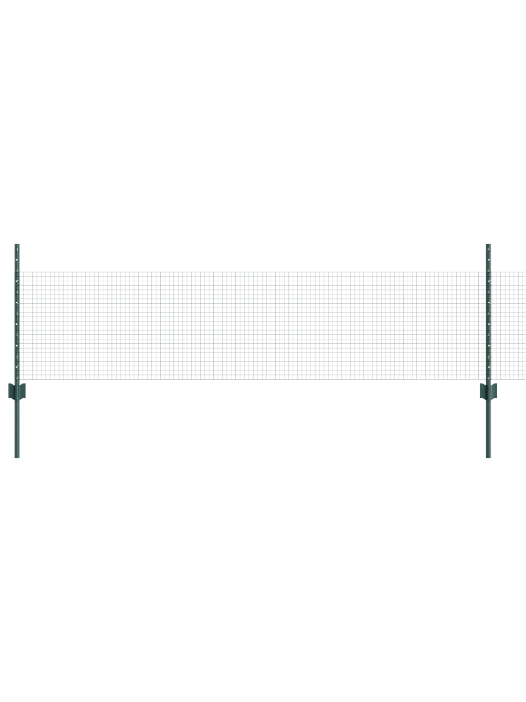 Keermega traat aed koos 22 u postiga roheline 0.5x50 m teras