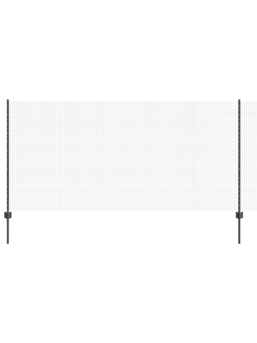 Keermestatud traataed 10 u postiga hall 1.2x10 m teras
