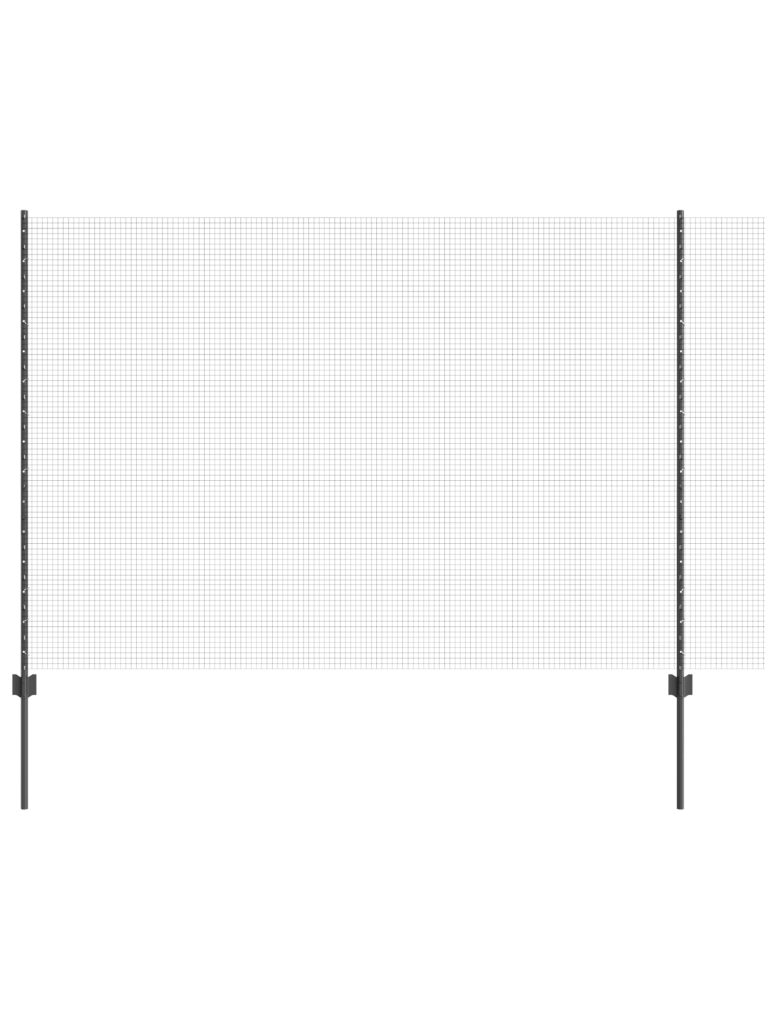 Keermestatud traadi tara 10 u posti hall 1.6x10 m teras