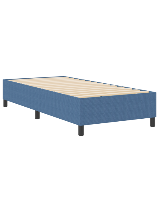 Polsterdatud voodi sinine 90x200 cm patis