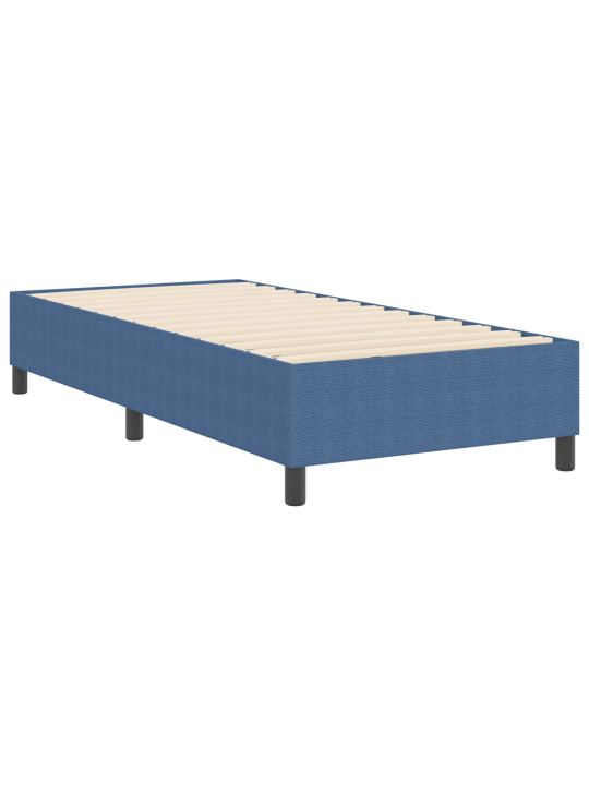 Polsterdatud voodi sinine 90x200 cm patis