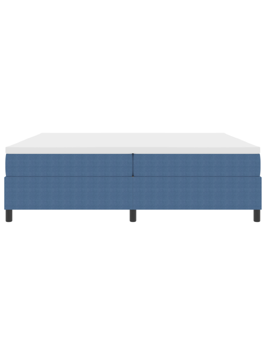 Kastipreil koos madratsiga sinine 200x200 cm sametkangas